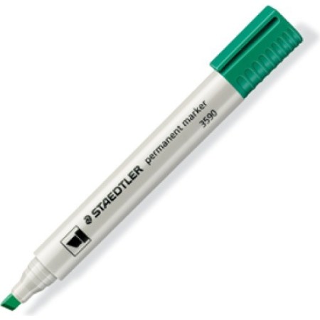 Staedtler 3590-5 Permanent Marker Chisel Green Green