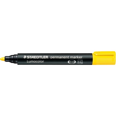 STAEDTLER 352-1 Lumocolor Permanent Marker Refillable Yellow