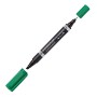 STAEDTLER 348 B-5 Double-ended Marker, Green