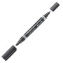 STAEDTLER 348 B-9 Double ended permanent marker with bullet and chisel tip Black