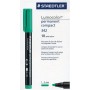 Staedtler Lumocolor Permanent Compact 342-5 Handy-sized Permanent Marker - Green