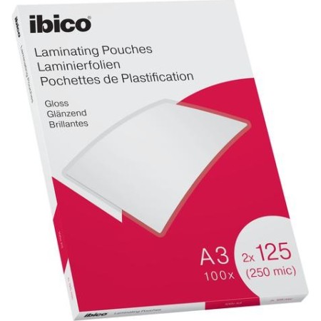 Ibico A3 Gloss Laminating Pouches 250mic