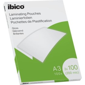 Ibico Gloss A3 Laminating Pouches 200mic Crystal clear 627320 [Pack 100]