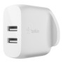 Belkin WCB002MYWH Dual USB-A Charger