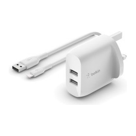 Belkin WCD001MY1MWH mobile device charger Universal White AC