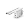 Belkin WCD001MY1MWH mobile device charger Universal White AC