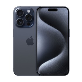 Introducing the Apple iPhone 15 Pro 1TB in Blue Titanium, a pinnacle of mobile technology with stunning design and innovative fe