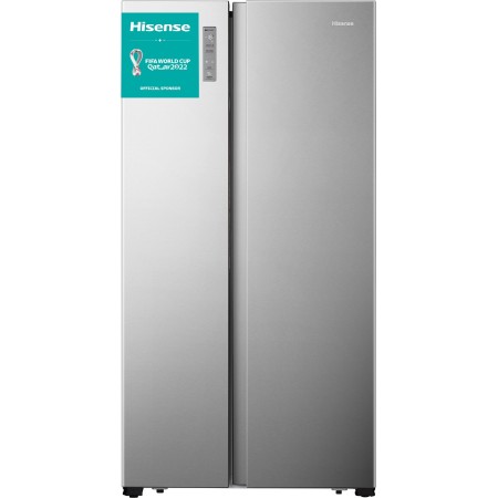 Hisense RS677N4BIE side-by-side refrigerator Freestanding 519L E Grey