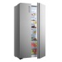 Hisense RS677N4BIE side-by-side refrigerator Freestanding 519L E Grey