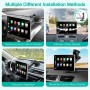 Madoec Portable 9" Wireless Apple Carplay & Android Auto 4K Dash Cam 1080p Backup Camera