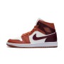 Jordan 1 Mid Dusty Peach Night Maroon (Women's)