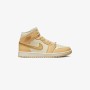 Jordan 1 Mid SE Pale Vanilla Metallic Gold (Women's)