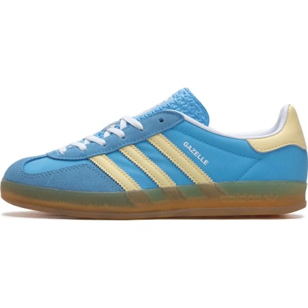 Adidas Gazelle Indoor Semi Blue Burst Almost Yellow (Women's)