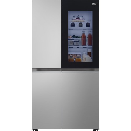 LG GSVV80PYLL side-by-side refrigerator Freestanding 655 L E Metallic, Silver