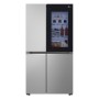 LG GSVV80PYLL side-by-side refrigerator Freestanding 655 L E Metallic, Silver