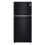 LG GTB744BMBED Freestanding Top Mount Fridge Freezer 506L E Black