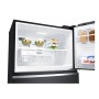 LG GTB744BMBED Freestanding Top Mount Fridge Freezer 506L E Black