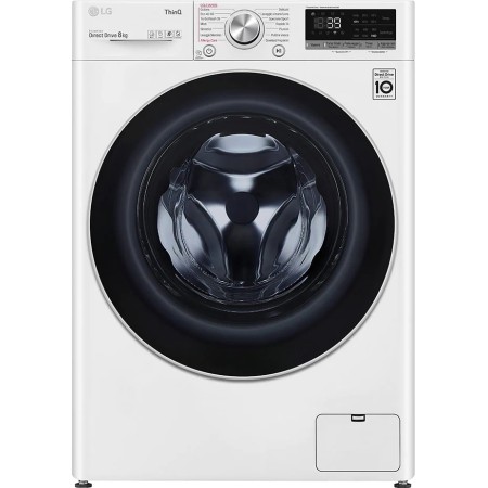 LG F4WV708S1E washing machine Front-load 8 kg 1400 RPM White