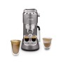 Dedica Arte Manual Espresso Coffee Maker with New Milk Frothing Function – Grey