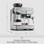 Sage SES876BSS4GUK1 Barista Express Impress Espresso Machine