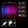 Neon PLEXI LED COFFEE pink blue NNE11 Neolia