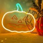 Neon PLEXI LED PUMPKIN WITH STEM orange green NNE13 Neolia