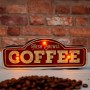 RETRO Metal Sign LED Fresh Brewed Coffee Forever Light