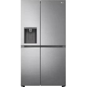 Upgrade your kitchen with the LG GSLV70PZTD side-by-side refrigerator in stunning Stainless Steel.