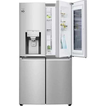 LG SIGNATURE InstaView LSR100 Smart 60/40 Fridge Freezer - Stainless Steel