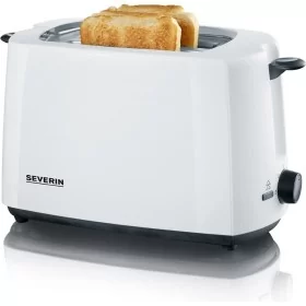 Introducing the Severin AT 2286 700W 2 Slice Toaster in White - the ultimate kitchen companion that effortlessly combines style 