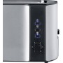 Severin AT 2590 Twin long slot toaster with home baking attachment Stainless steel, Black