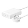 Belkin WCH015MYWH mobile device charger Universal White AC Fast charging Indoor