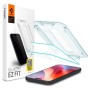 Spigen GLAS.tR ez Fit Apple iPhone 15 / 16 Clear [2 PACK]