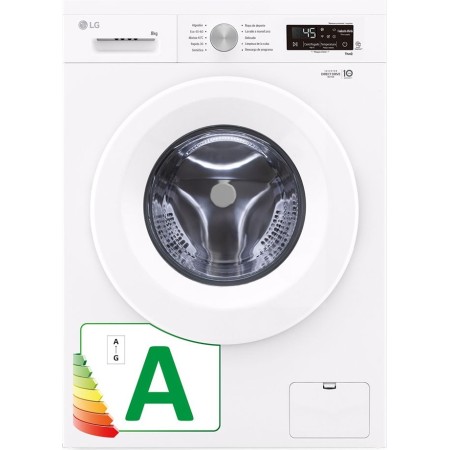 LG F4X1008NWH washing machine Front-load 8kg 1400 RPM White