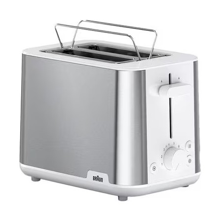 Braun PurShine Toaster HT 1510 - Stylish White Finish