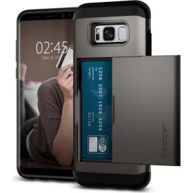 Introducing the Spigen Galaxy S8 Case Slim Armor CS Gunmetal, the perfect blend of style and functionality.