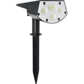 REXER Outdoor Solar Spotlight with Spike