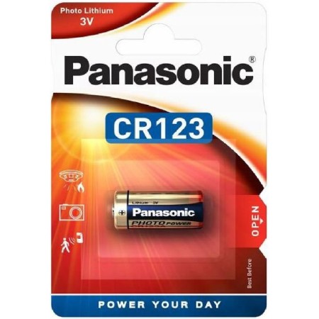 Panasonic CR123A Lithium Battery 1pc