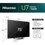 Hisense 75U7NQ 75'' 4K Smart QLED MINI LED 120Hz TV