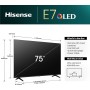 Hisense 75E7NQ - 75'' 4K QLED TV with Dolby Vision