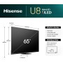 Hisense 65U8NQ 65'' 4K QLED MINI LED 120Hz Gaming TV