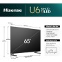 Hisense 65U6NQ 65'' 4K Smart QLED Mini LED TV