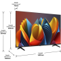 Hisense 65E7NQ 65'' 4K Smart QLED TV with Quantum Dot