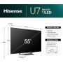 Hisense 55U7NQ 55'' 4K Smart QLED TV, Cyprus Best Buy