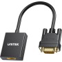 Unitek VGA to HDMI Converter Adapter with Audio