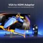 Unitek VGA to HDMI Converter Adapter with Audio