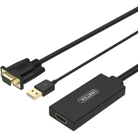 Unitek VGA to HDMI Cable with Audio