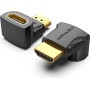 Vention HDMI Adapter Male to Female 90 Degree