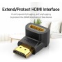 Vention HDMI Adapter Male to Female 90 Degree