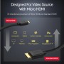 Unitek Micro HDMI to HDMI Cable 2.0m